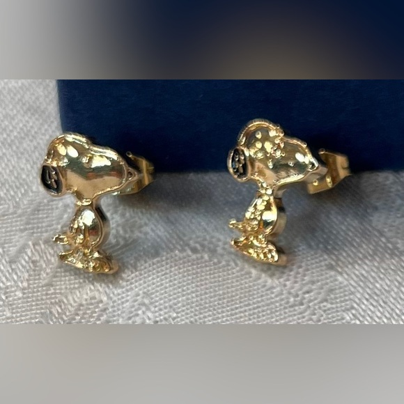 Snoopy and Woodstock Earrings Peanuts Officially Licensed Jewelry Stud Earrings - Picture 2 of 10